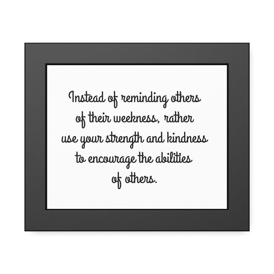 Framed Paper Posters