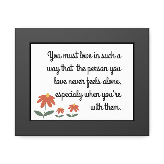 Framed Paper Posters