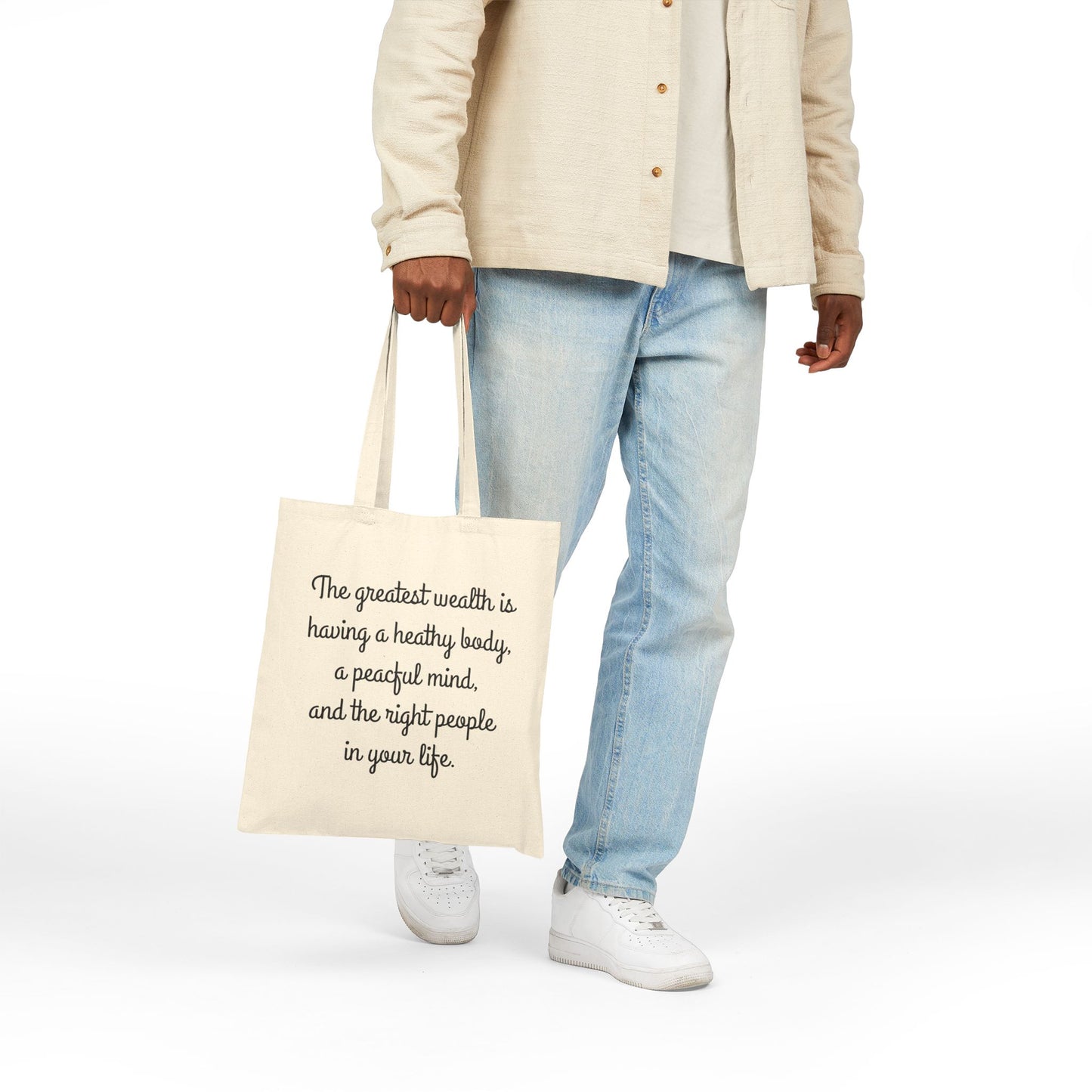Cotton Canvas Tote Bag